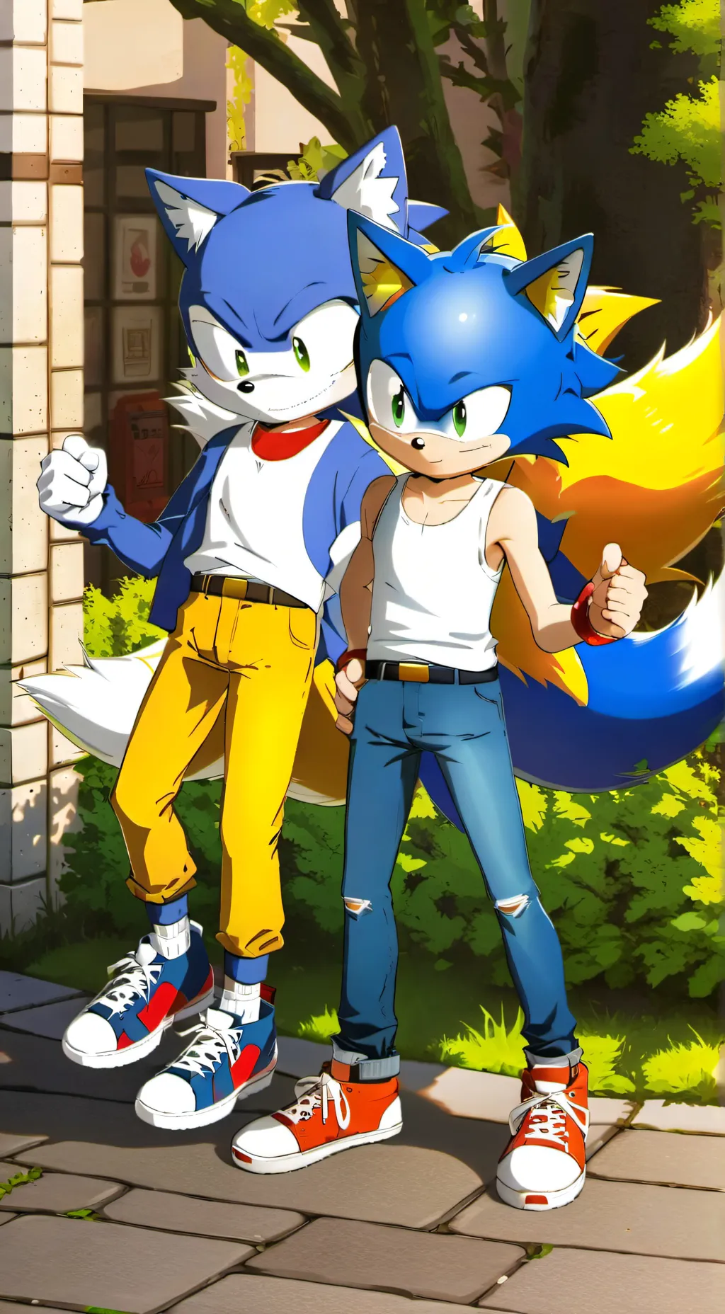 ai character: My anime background