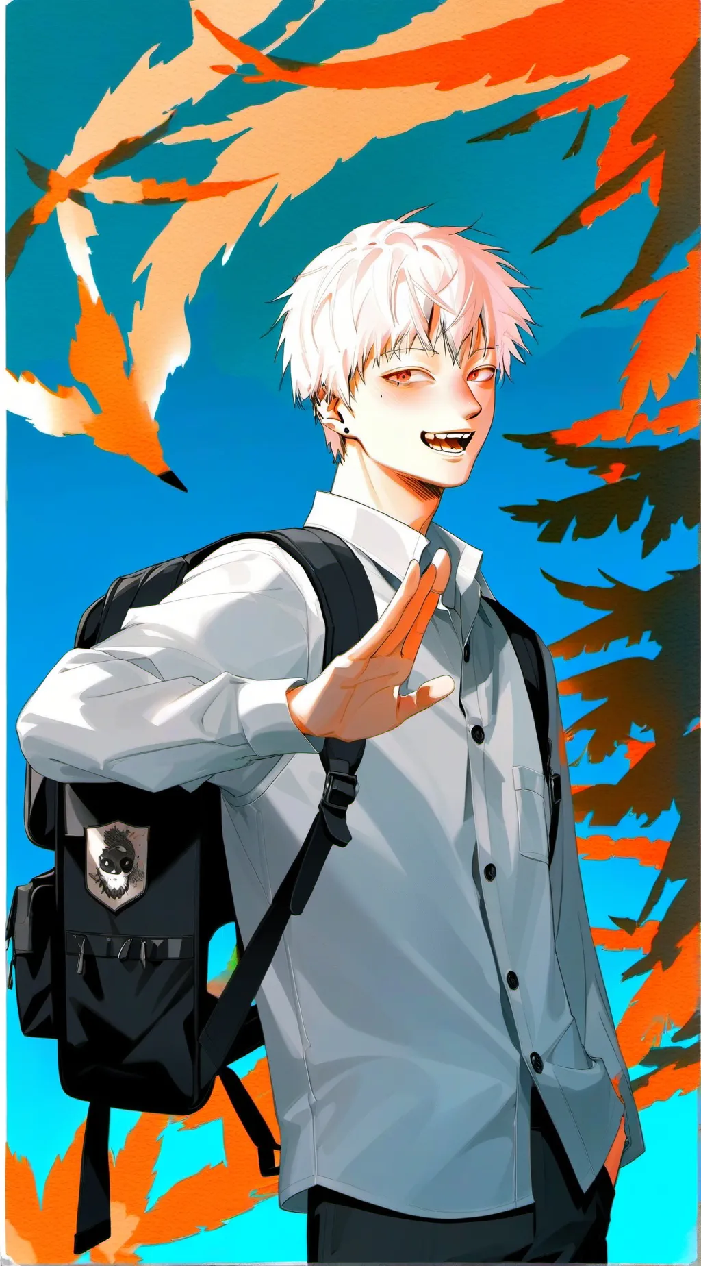 ai character: Hikaru ~ ♡ background