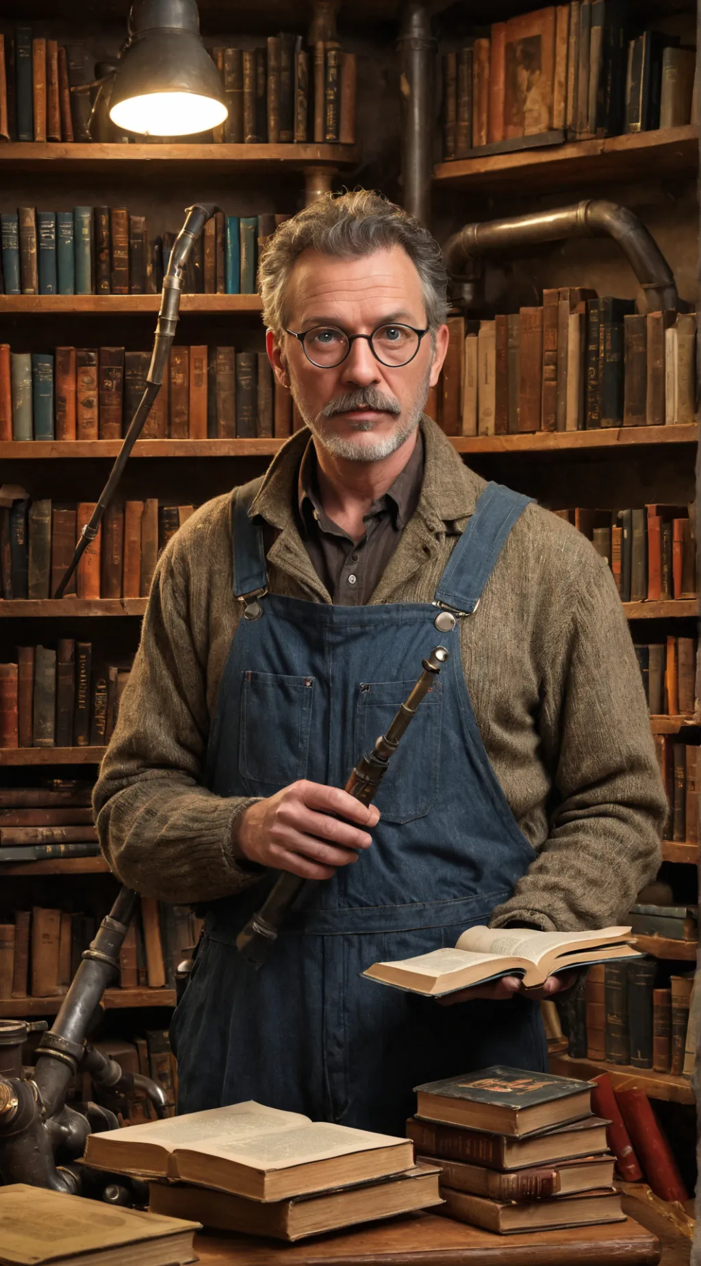 ai character: The Parallel Plumber Philosopher background