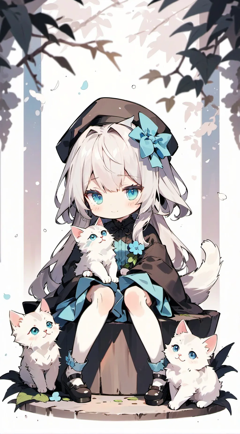 ai character: 🧊Luna🧊 background