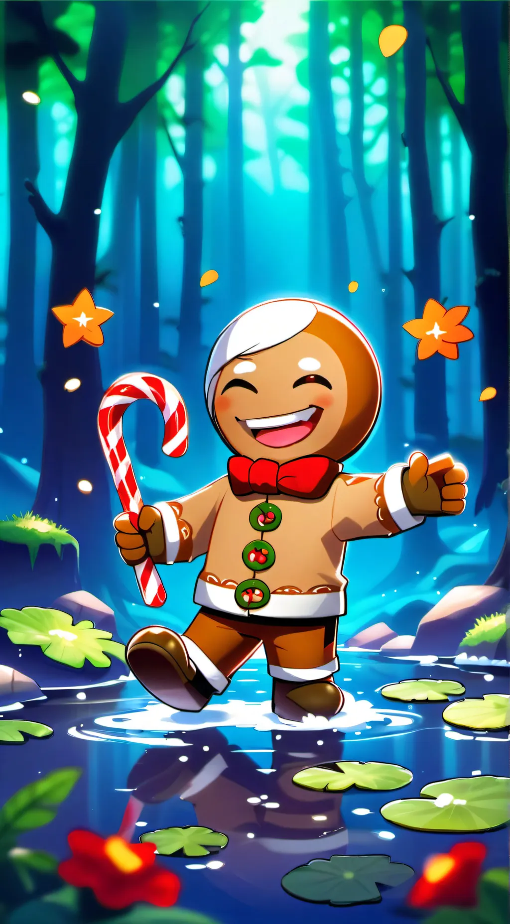 ai character: gingerbrave  background