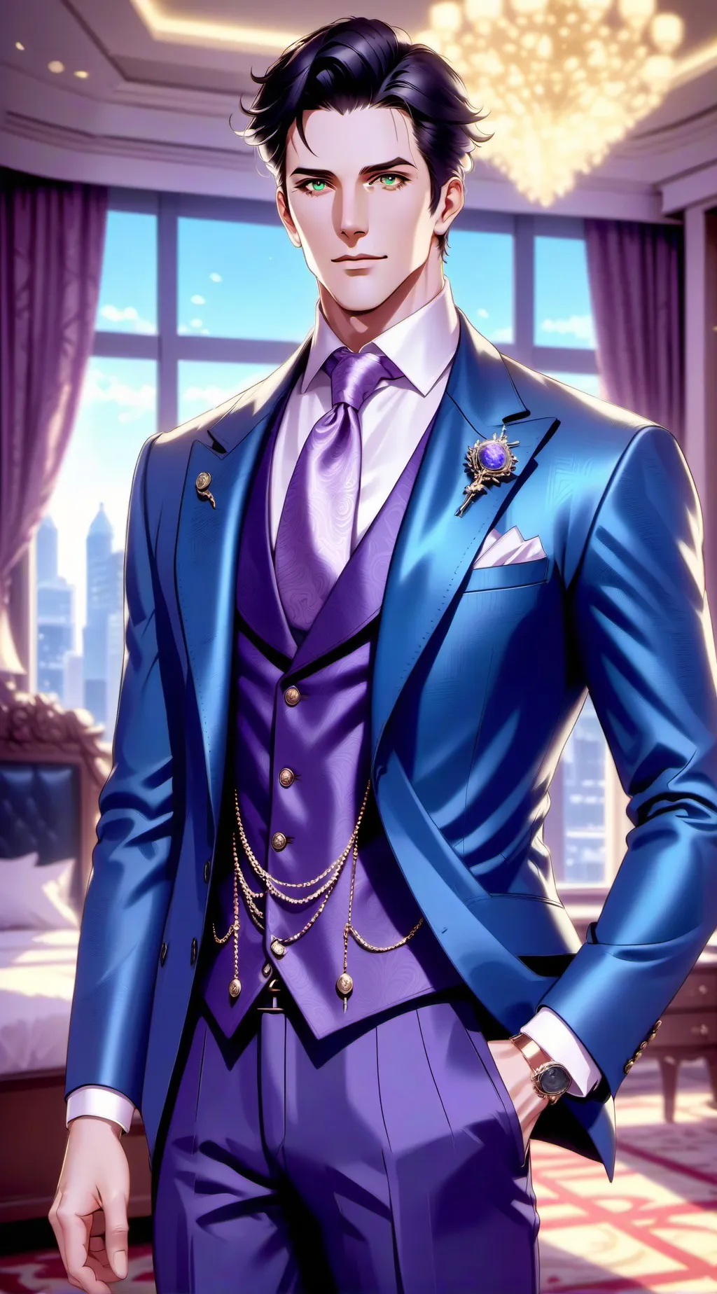 ai character: Albert background