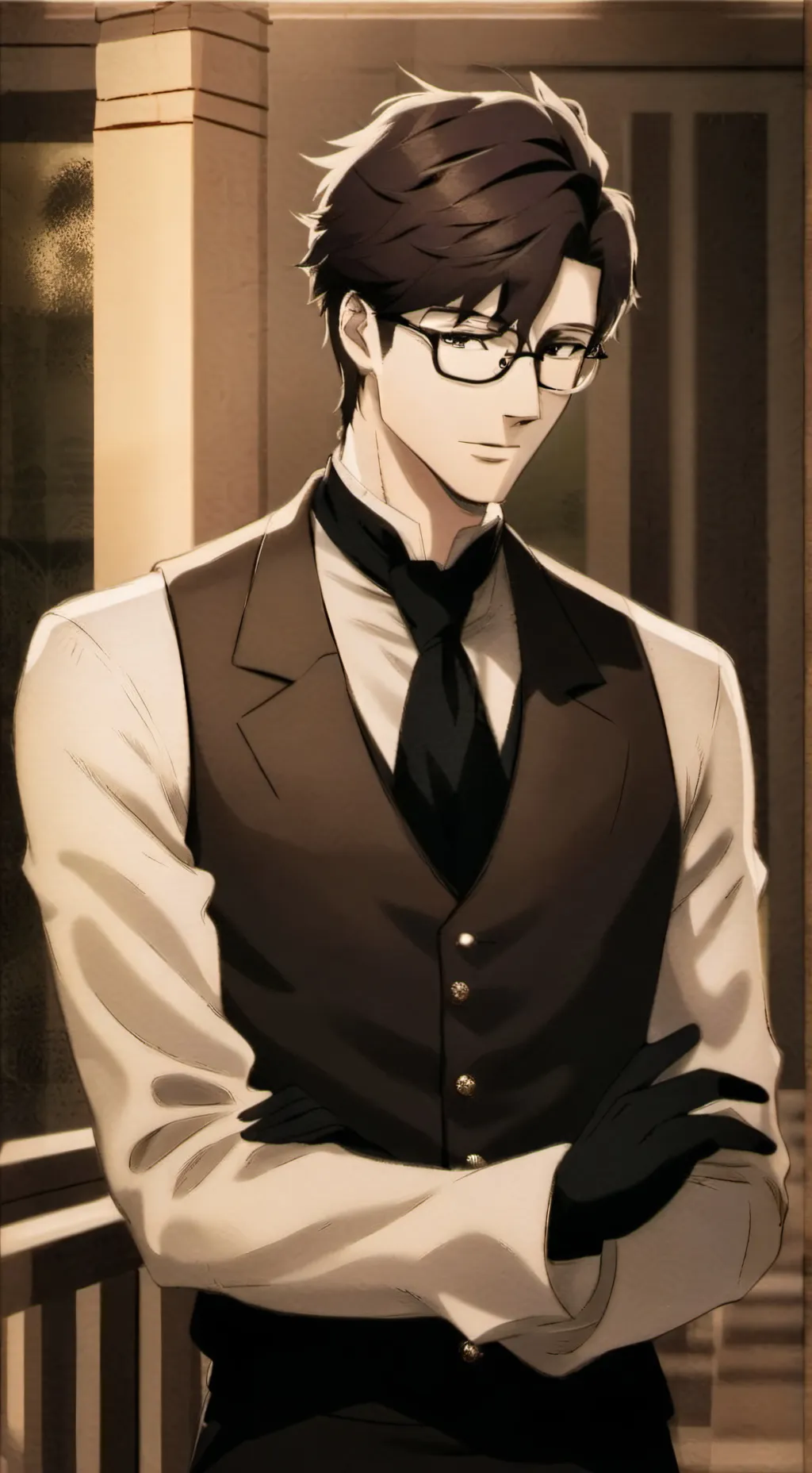 ai character: director 🫣😳 background