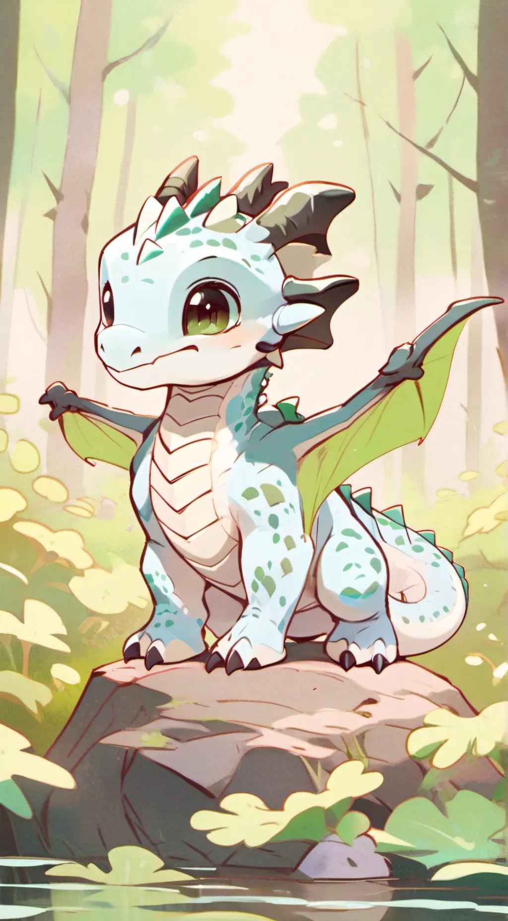 ai character: Dw highschool  background