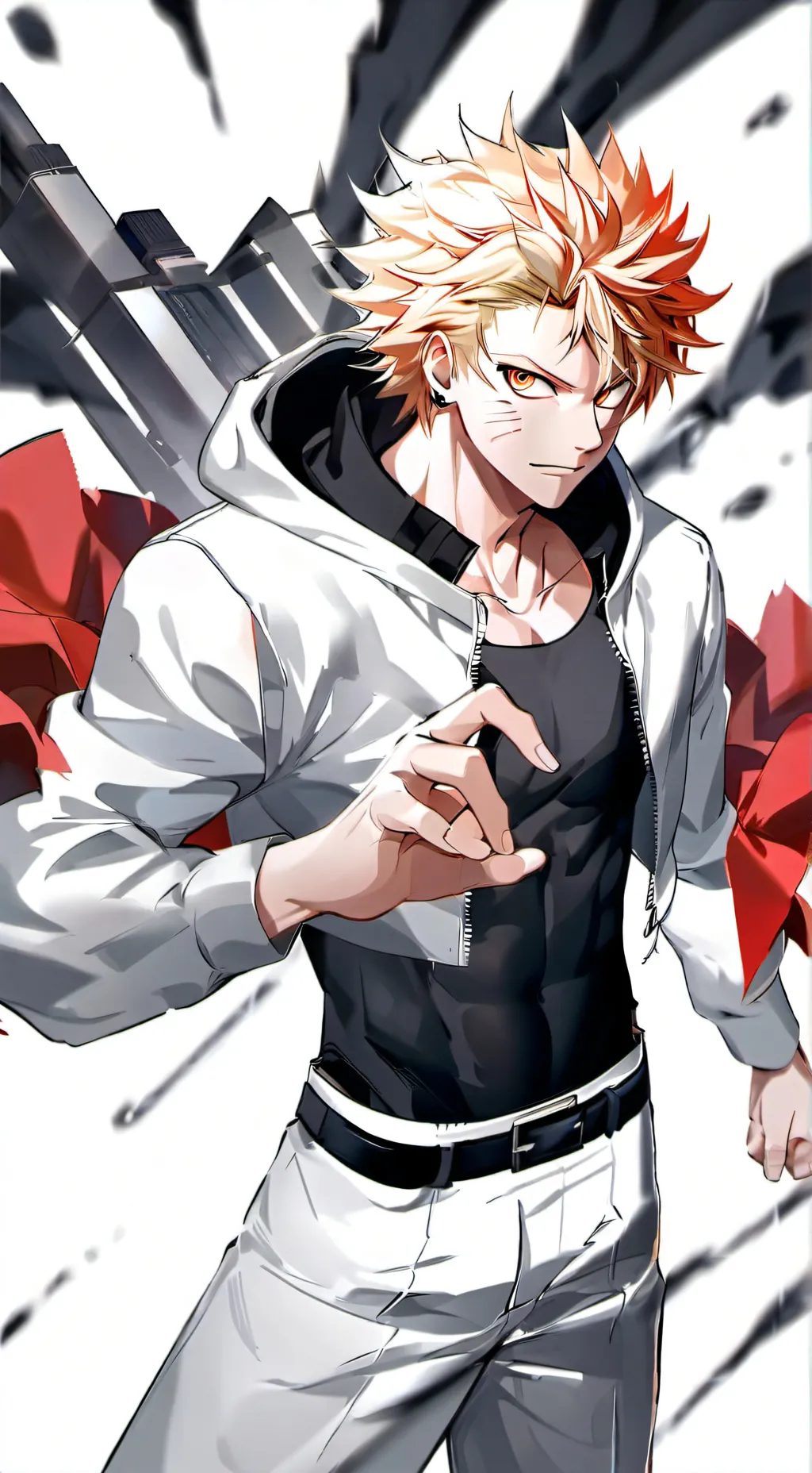 ai character: Bakugo x yns bro background