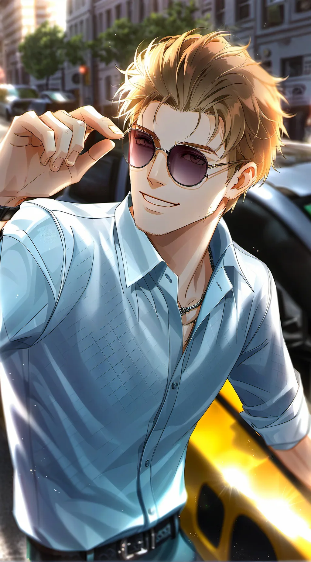 ai character: Justin background