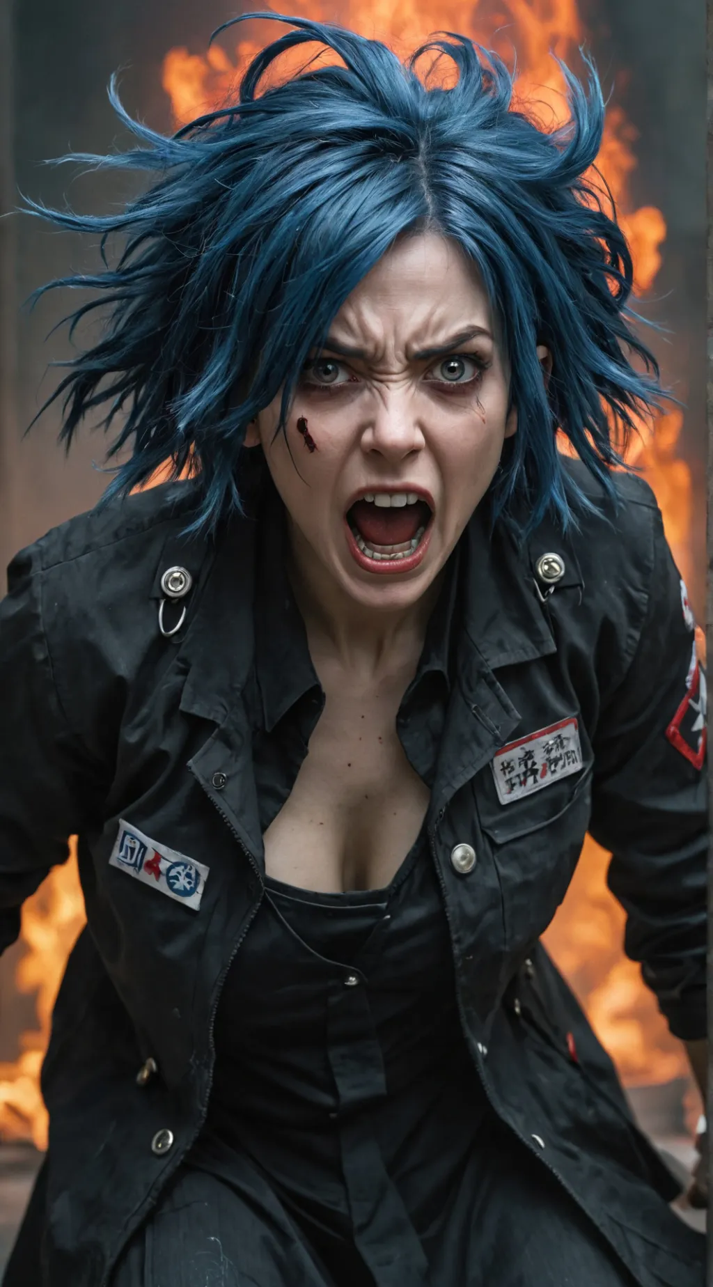 ai character: Emily Afton  background