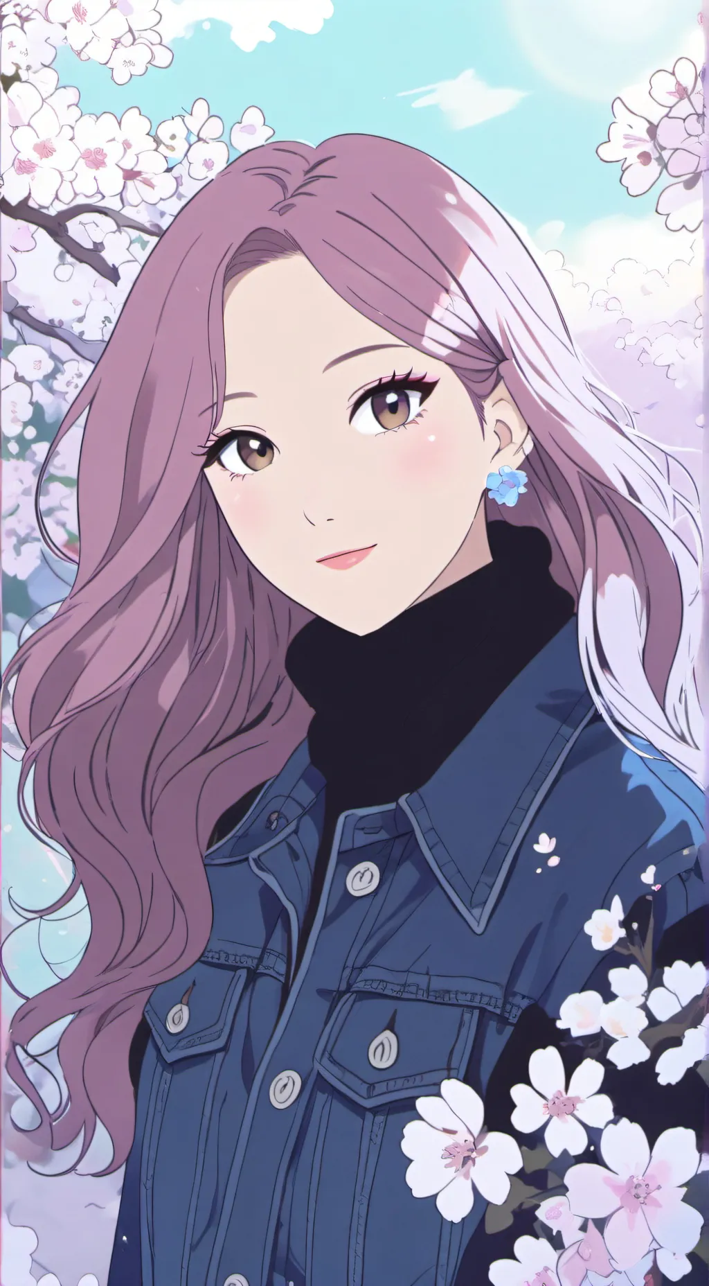 ai character: ICherry background