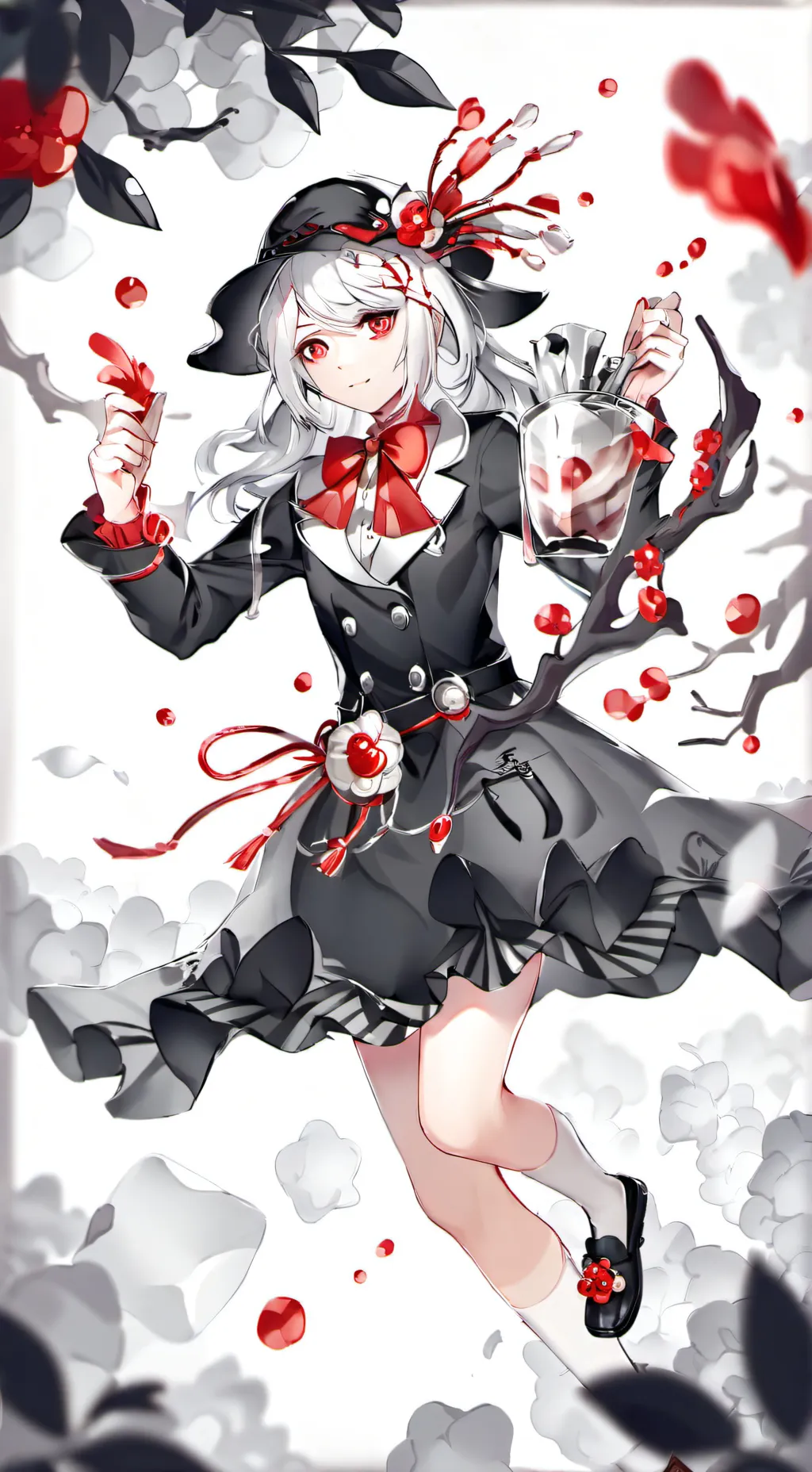 ai character: sad background