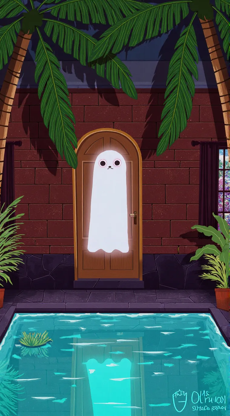 ai character: Kpdh in the pool background