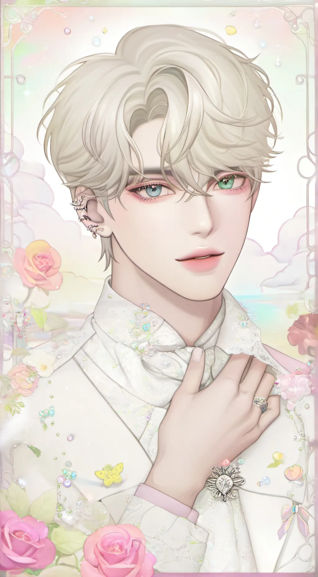 ai character: ❄Kailen...🔥 background