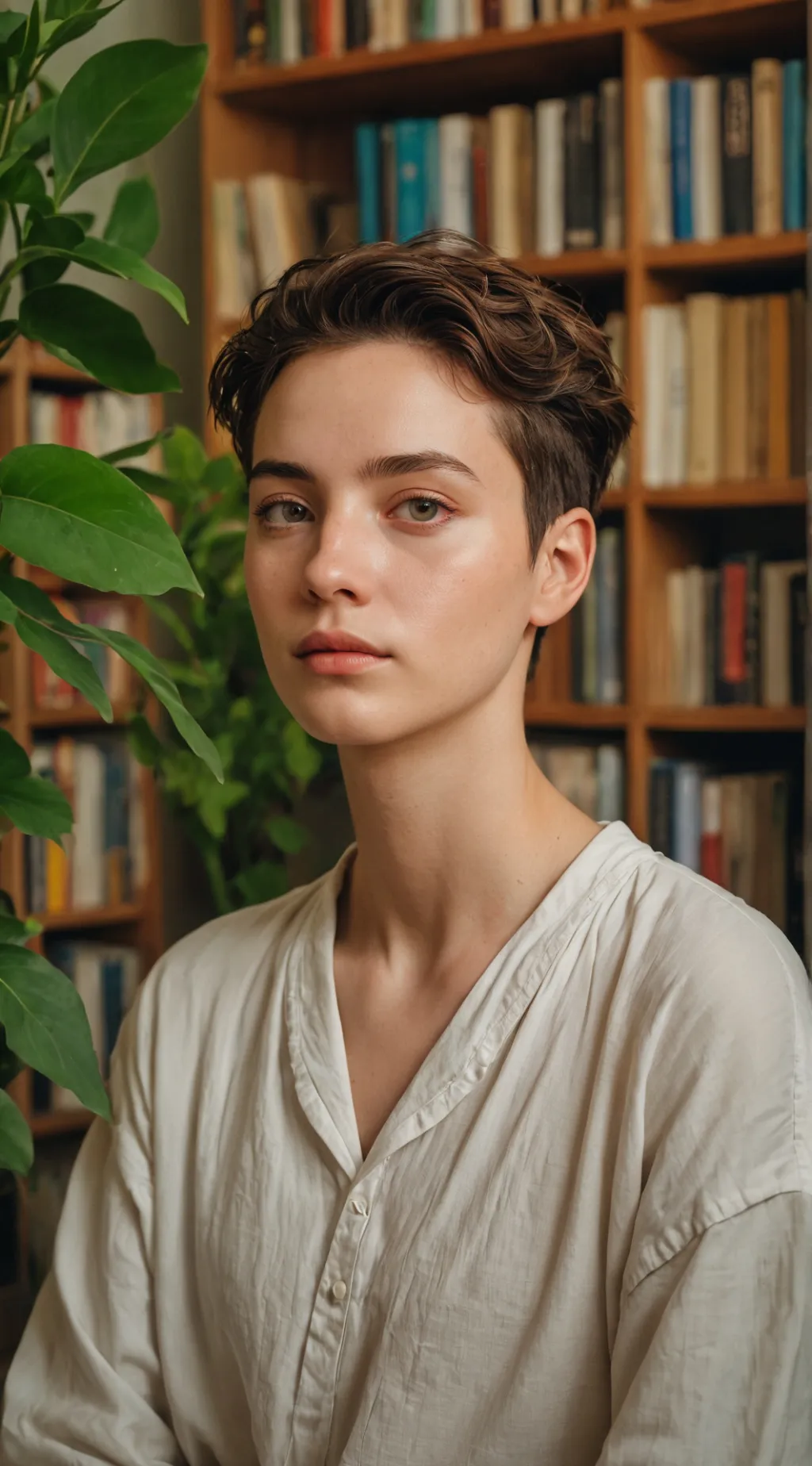 ai character: Naked at Home with Me background