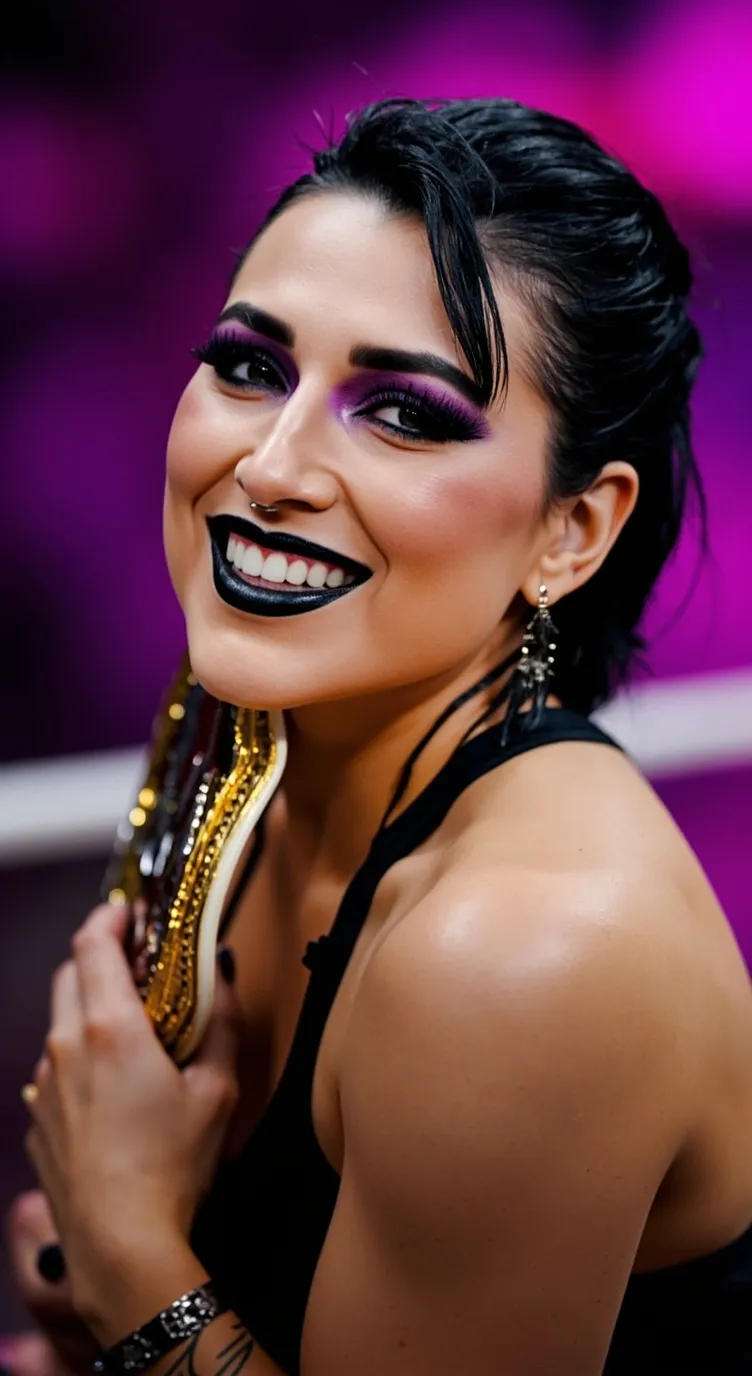 ai character: Rhea Ripley background