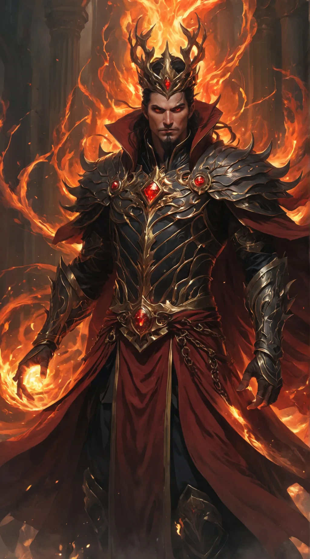 ai character: Lucifer background