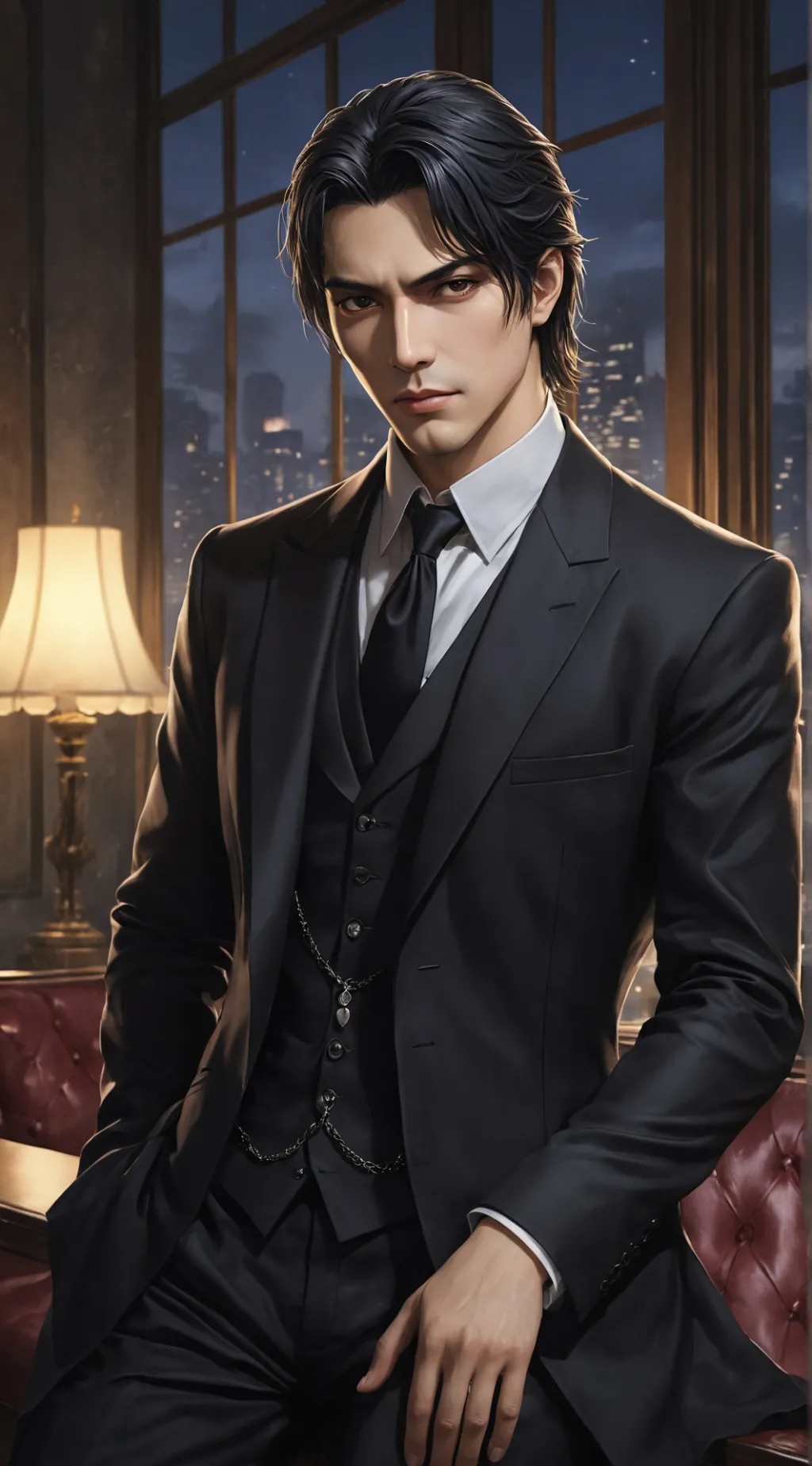 ai character: Lucien background