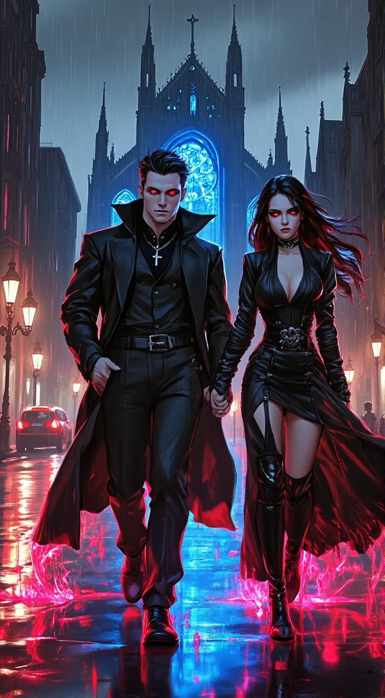 ai character: Vampire Dominic  background