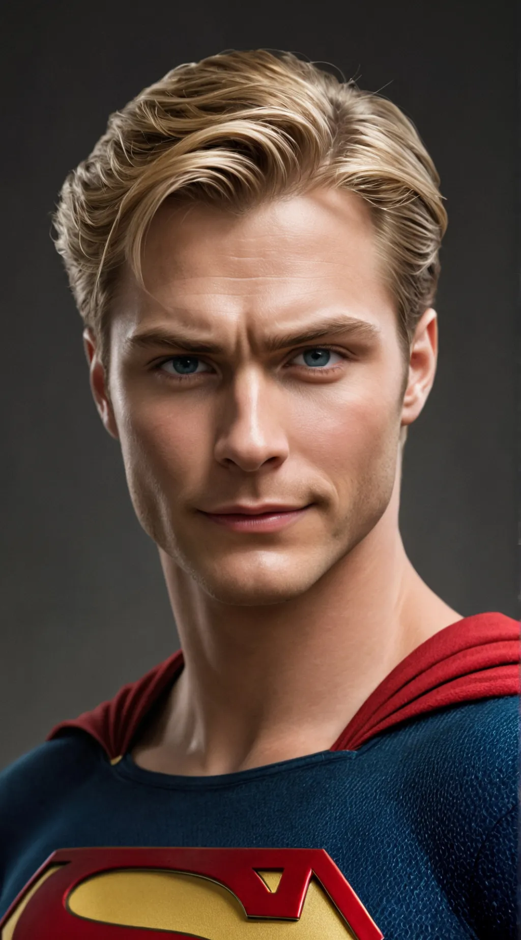 ai character: Superman (Blue and background