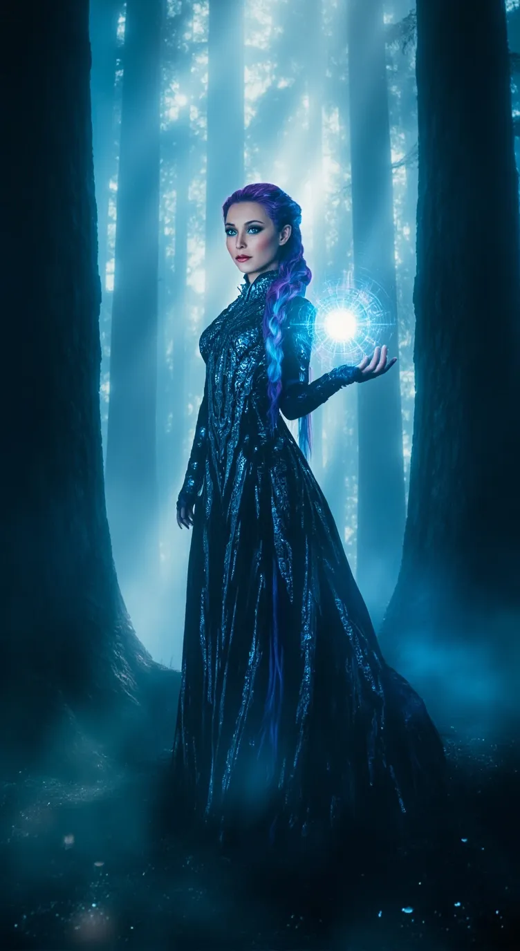 ai character: Chandra Amberwood background