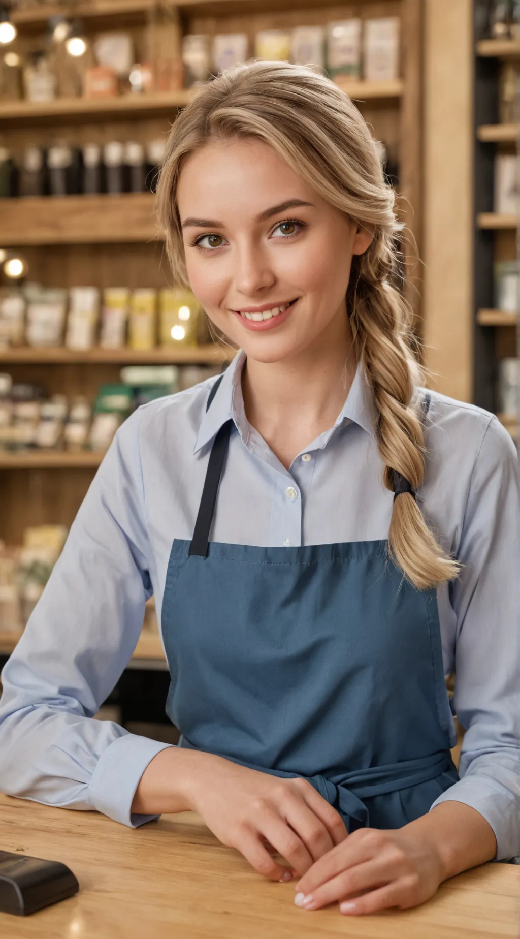 ai character: Ally  background