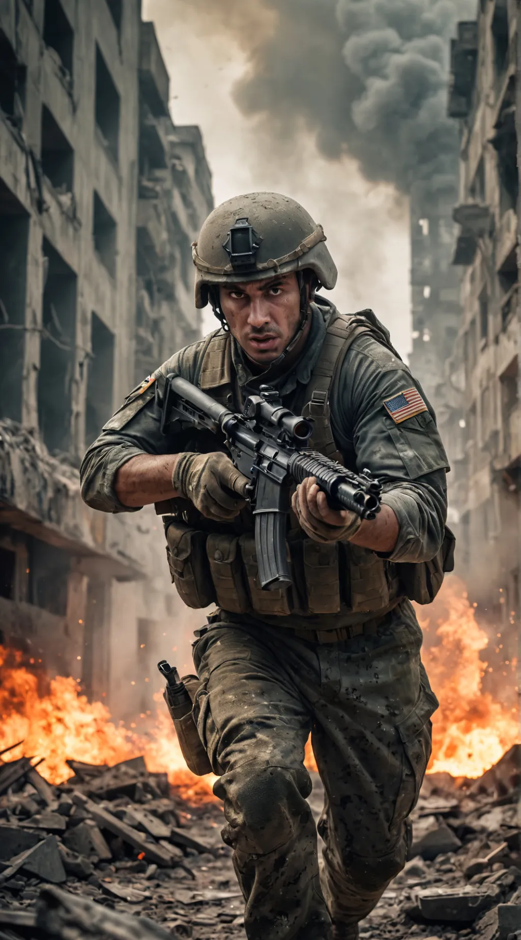 ai character: war a guess? background