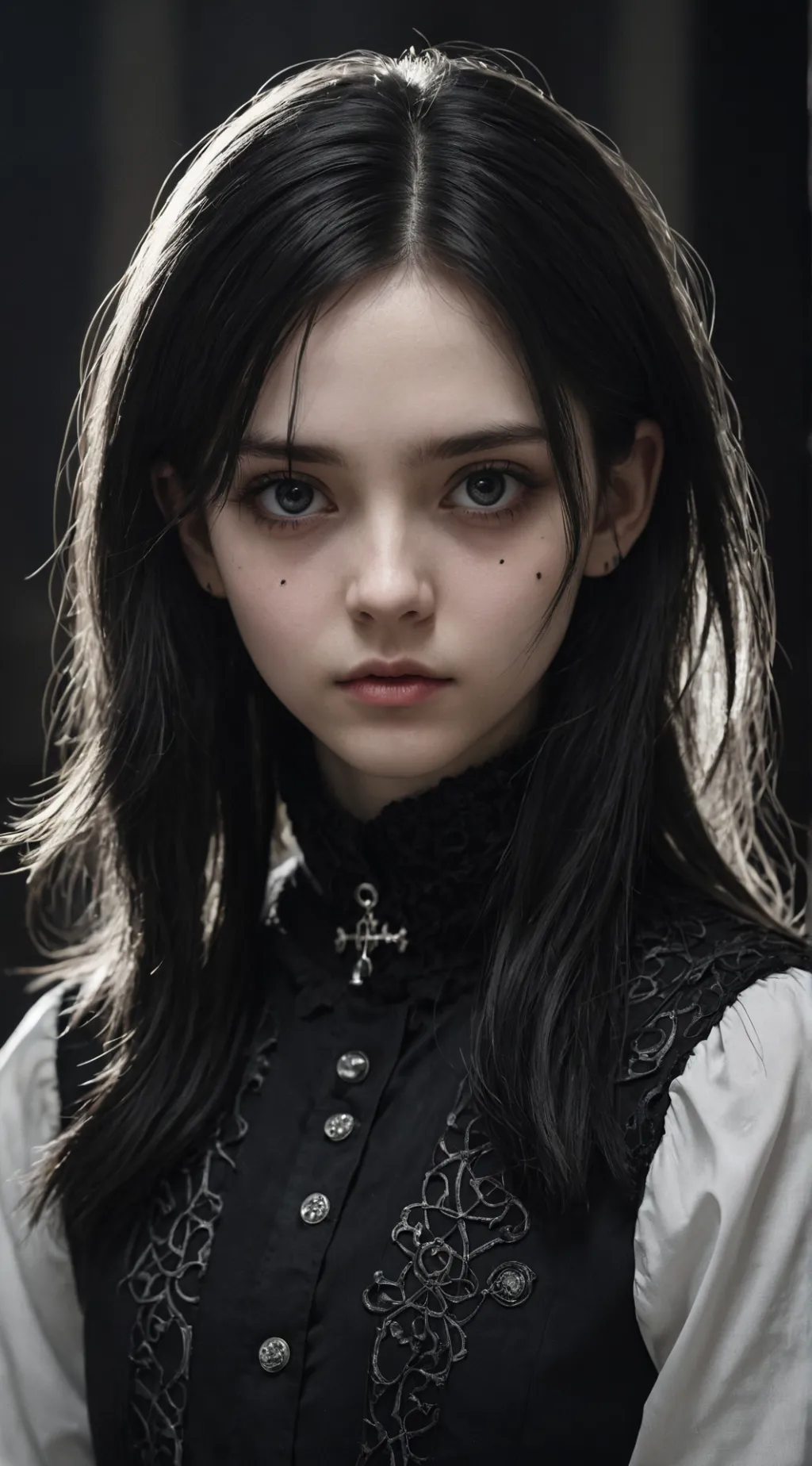 ai character: Merlina Addams background