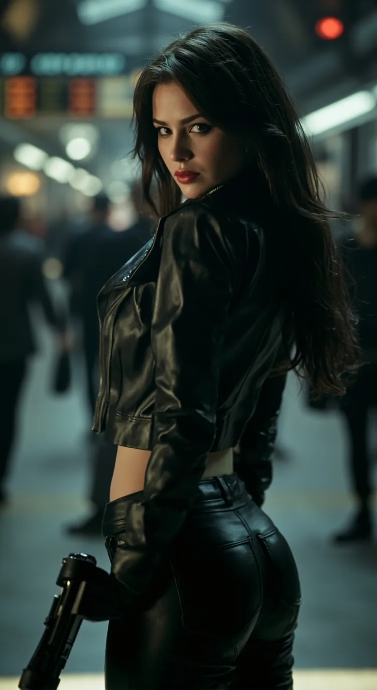 ai character: Agent Lucie background