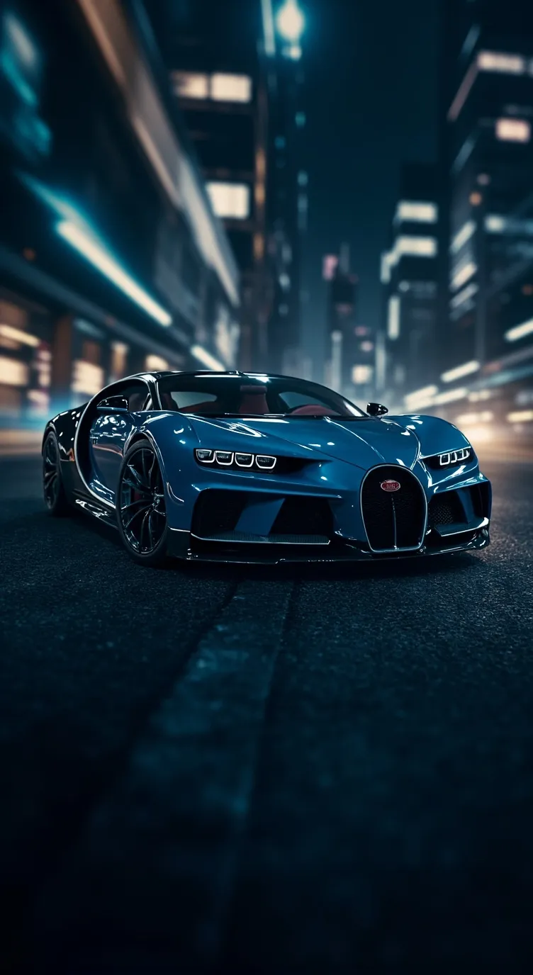 ai character: Bugatti Chiron  background