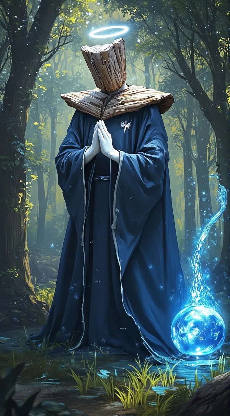 ai character: Matariel of Rain. background