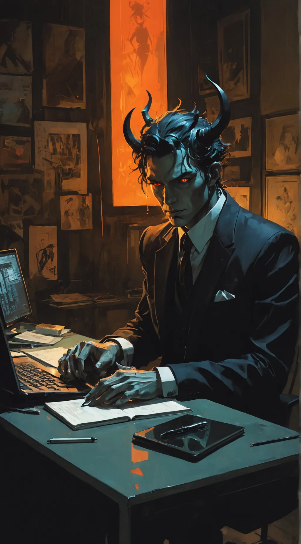 ai character: Lucien background