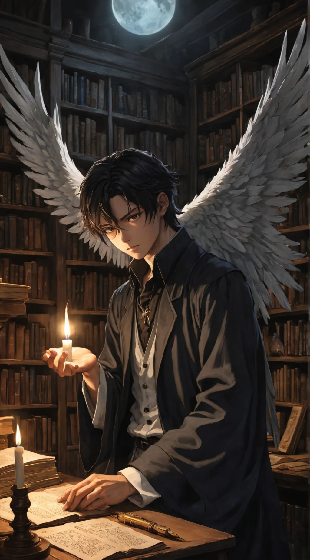 ai character: Lucien background