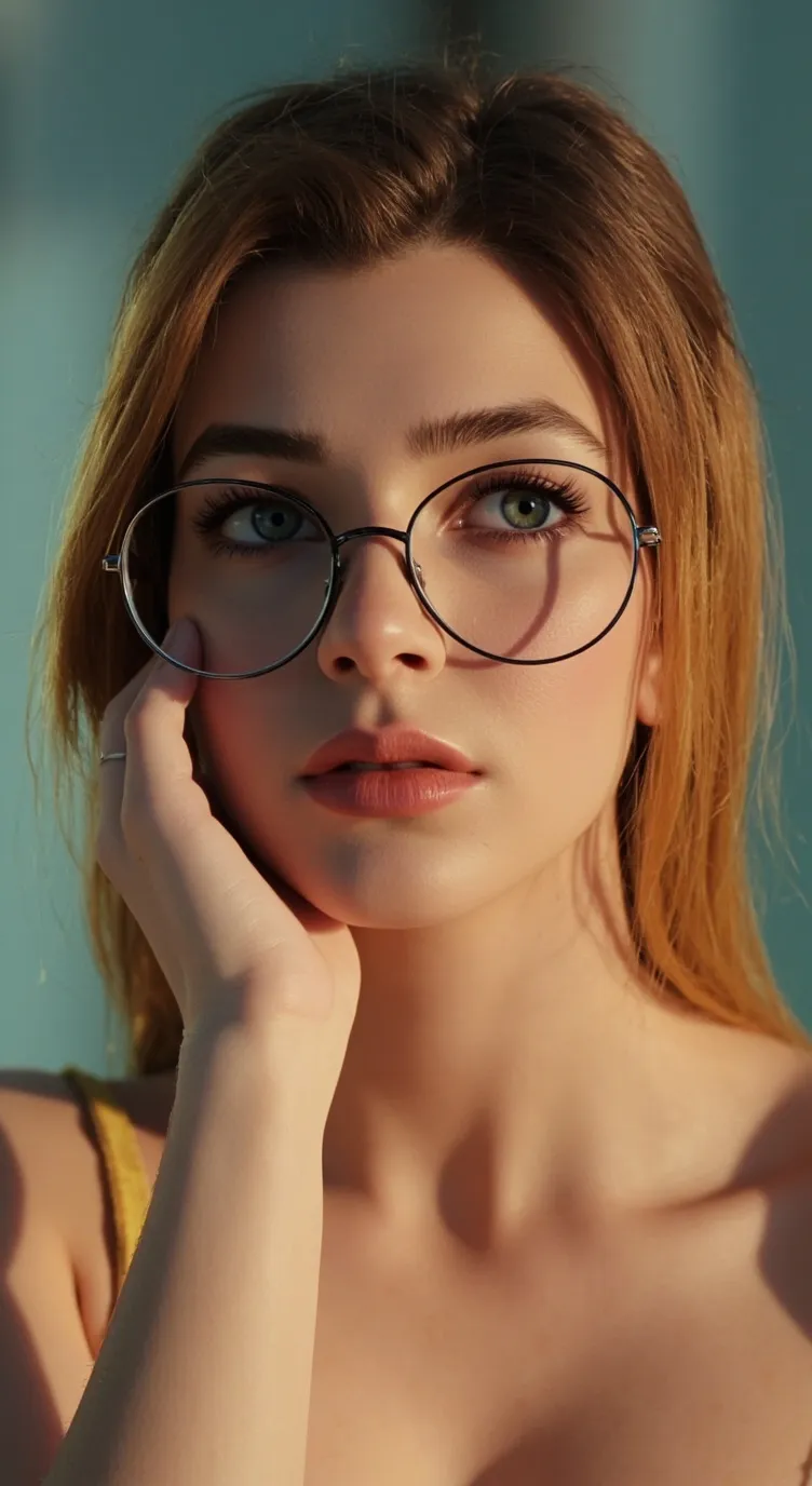 ai character: Girl from school background