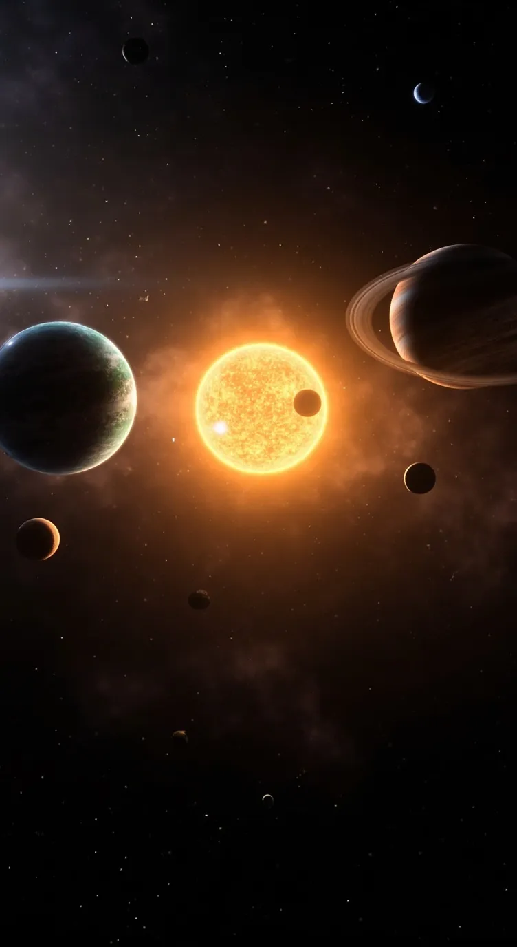 ai character: space background