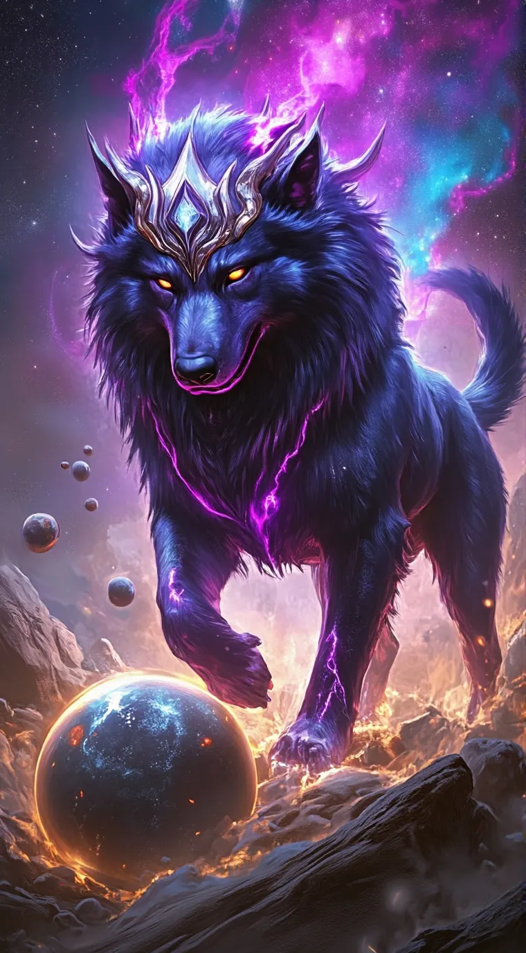 ai character: perro galactus  background