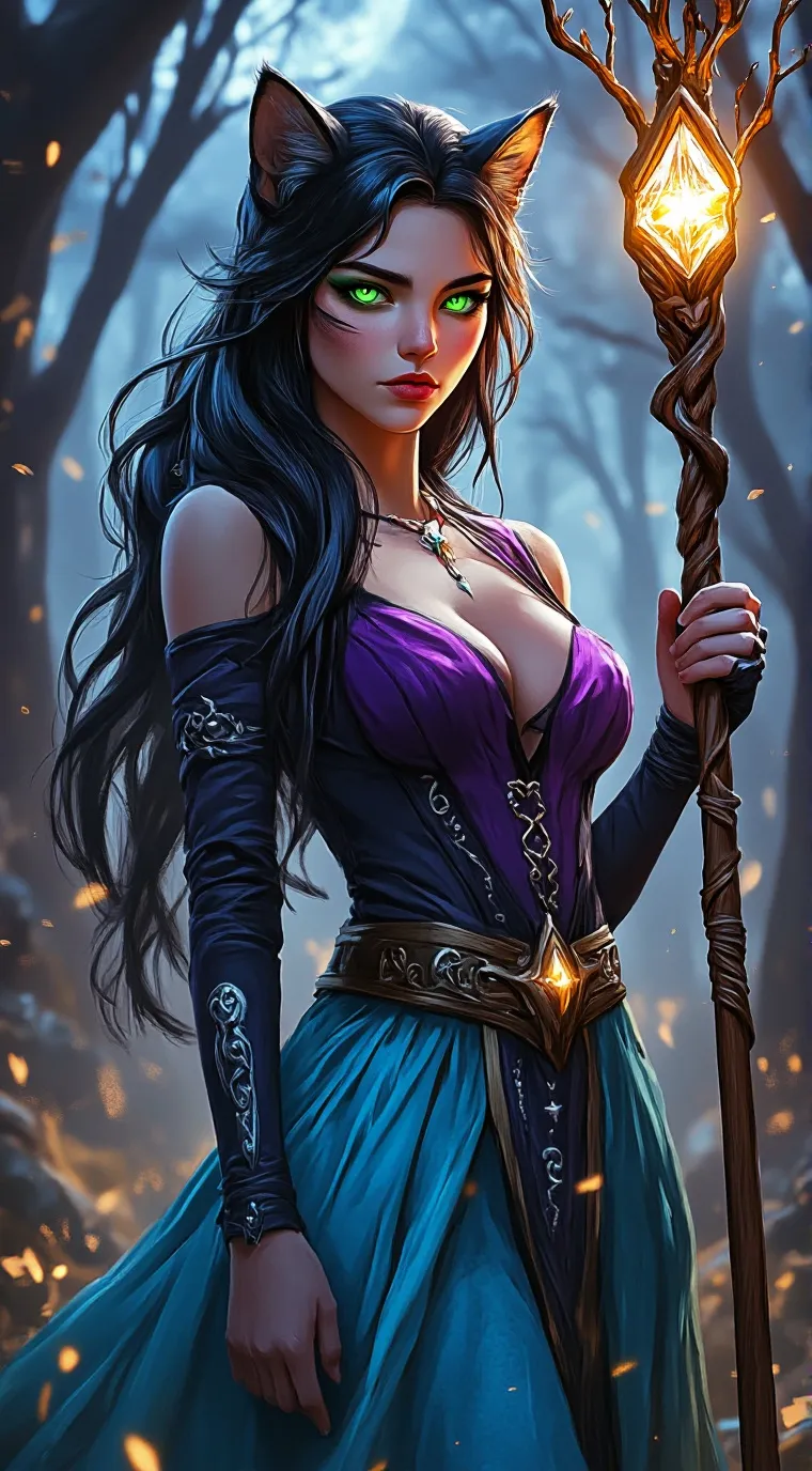 ai character: lía  background