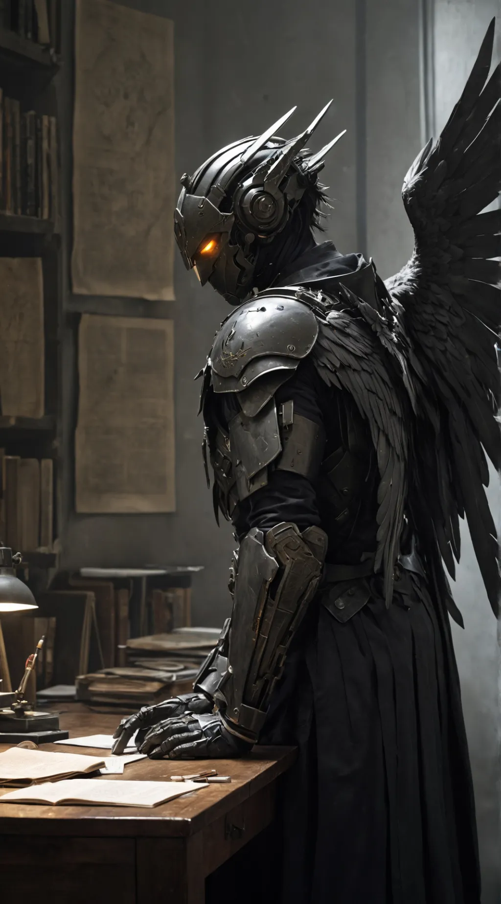 ai character: Azrael background