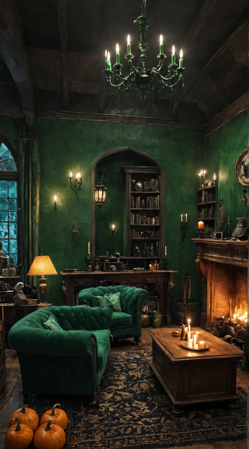 ai character: Slytherin boys  background