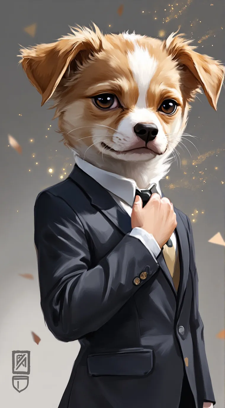 ai character: perro poeta background