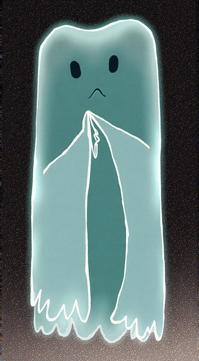 ai character: Ghost background