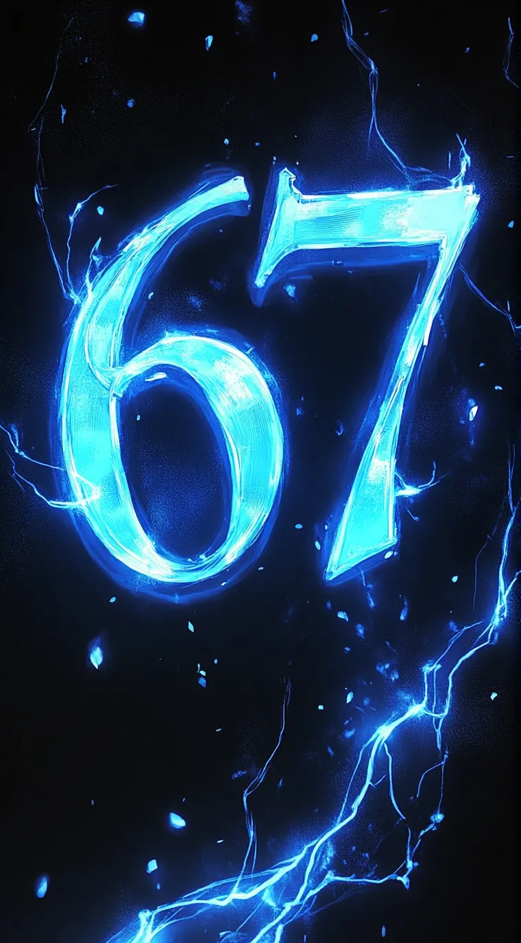 ai character: numbers background