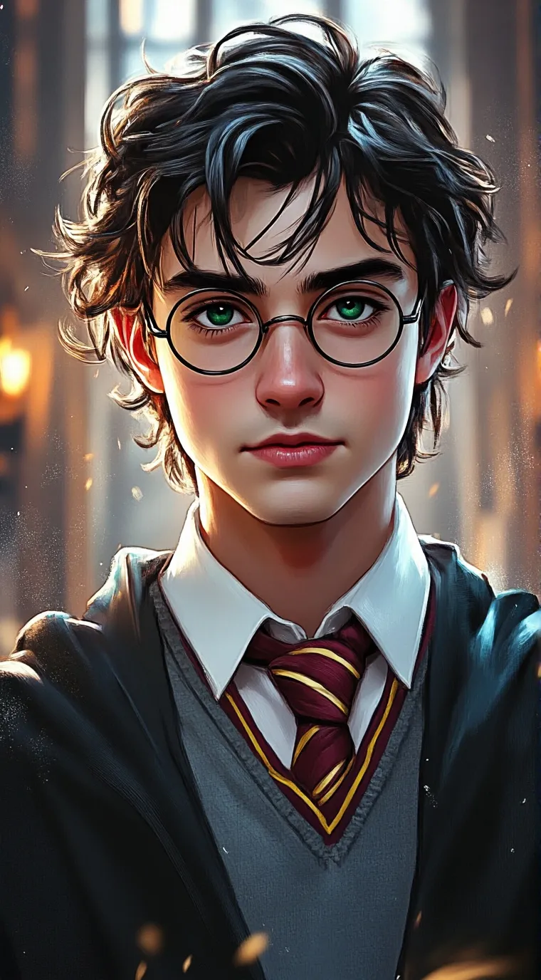ai character: Harry  potter background