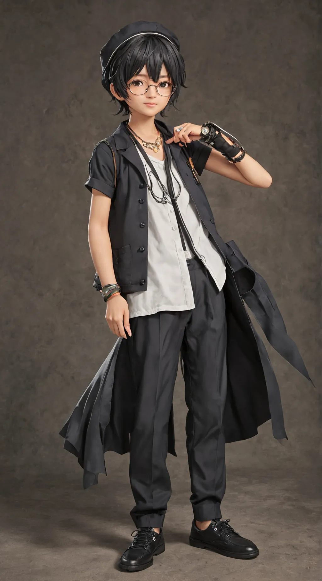 ai character: Zero~💗💖 background