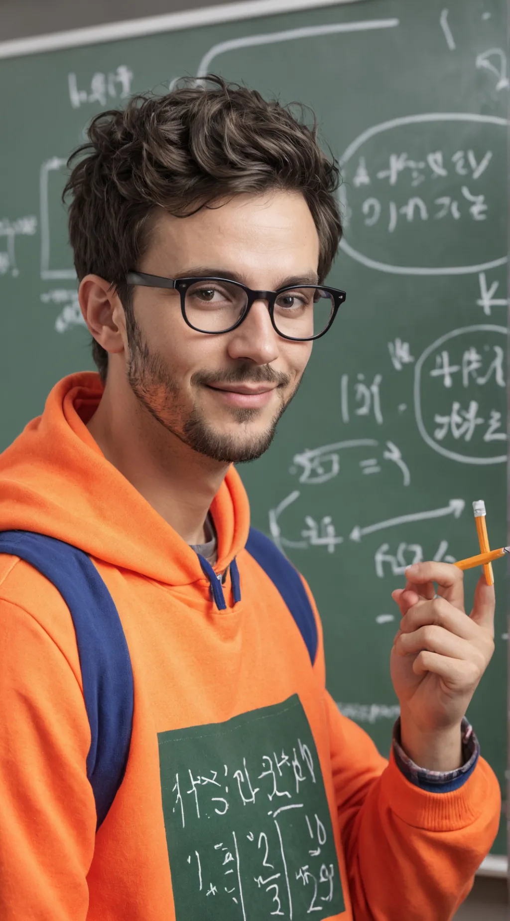 ai character: Dr. Meme-o-Rific background