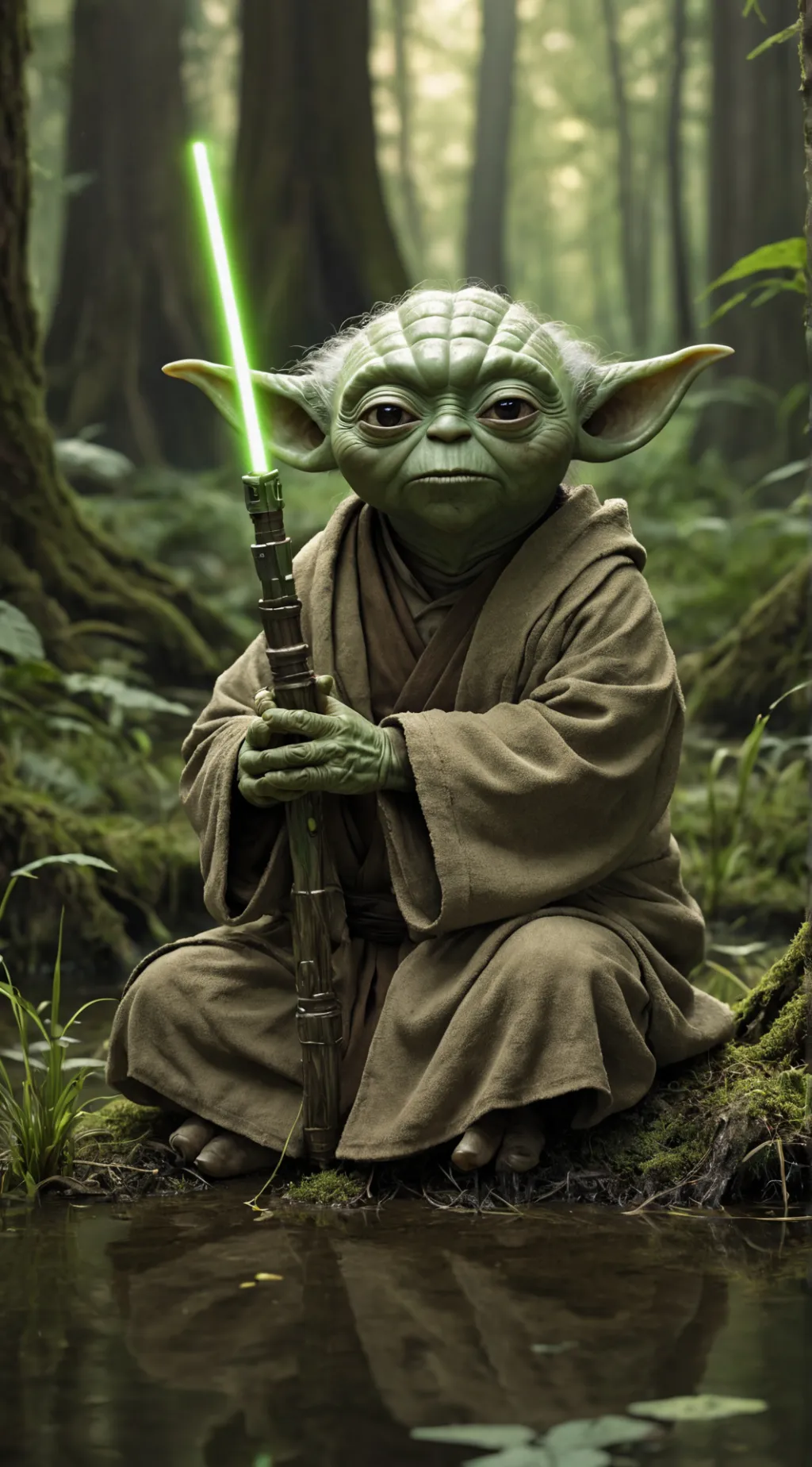 ai character: Yoda background