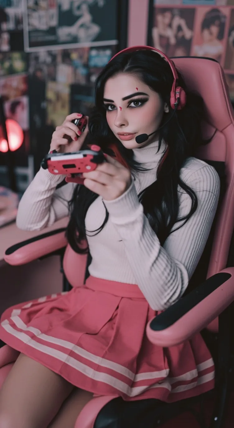 ai character: Charlotte, vanevry background