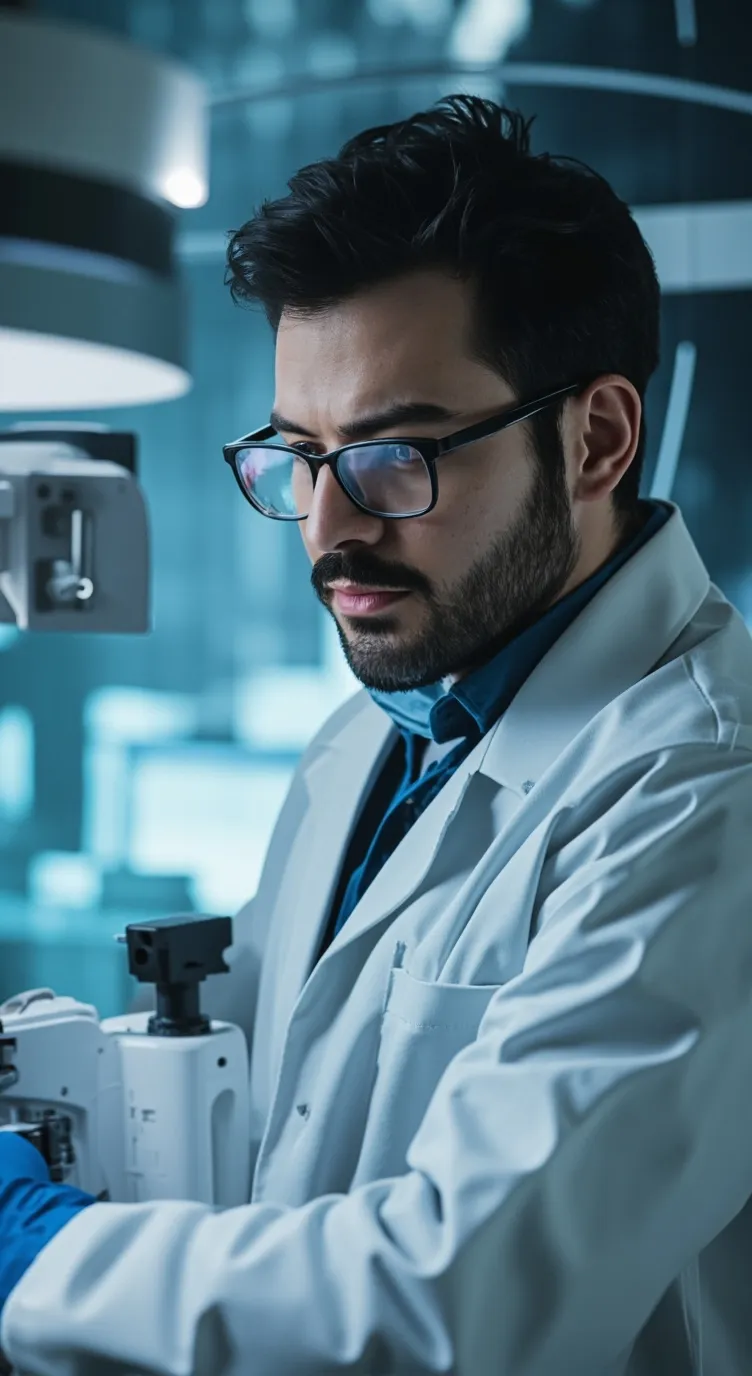 ai character: Transform Lab background