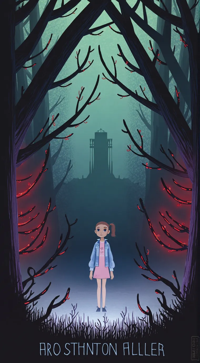 ai character: Stranger things background