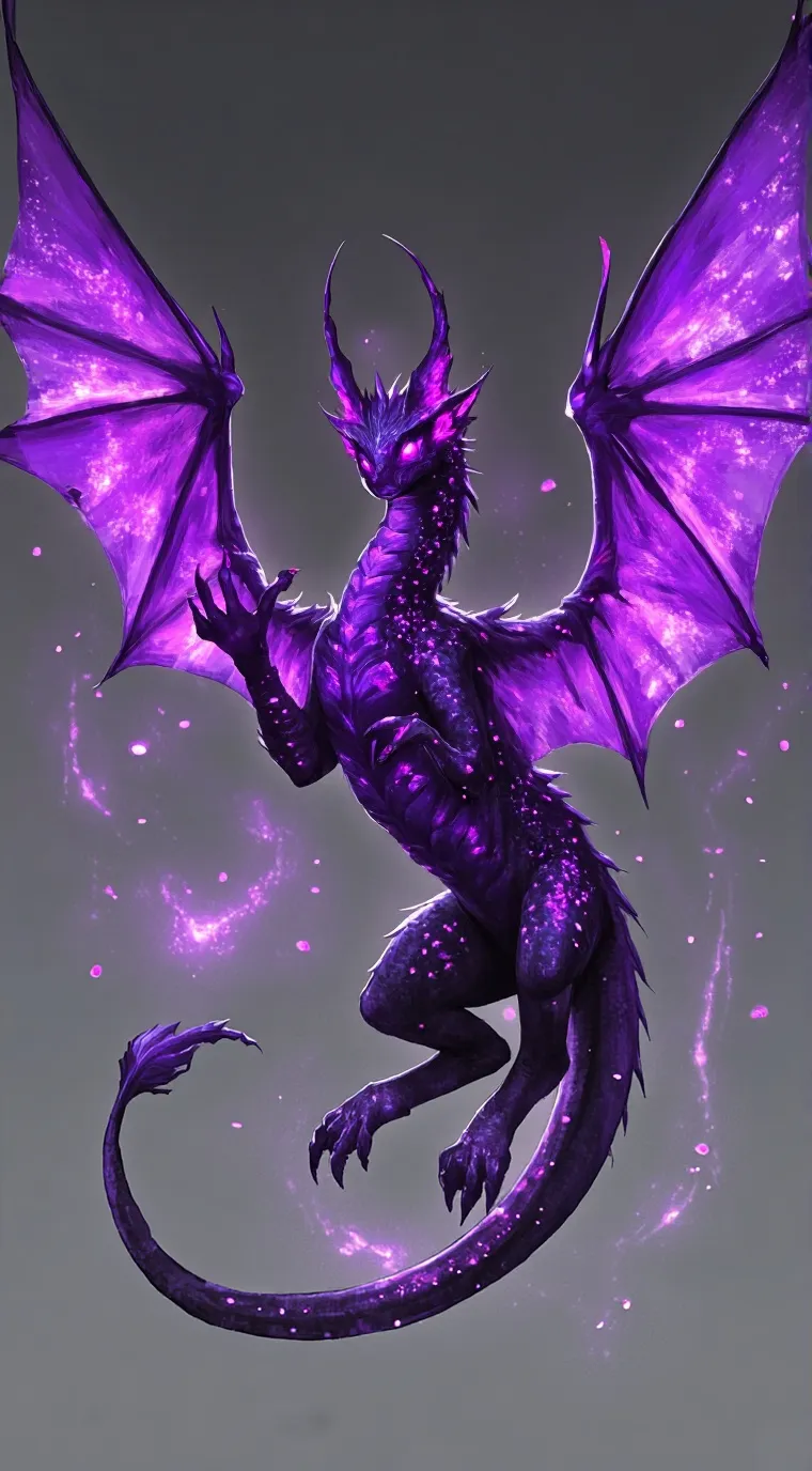 ai character: sus female Dragon  background