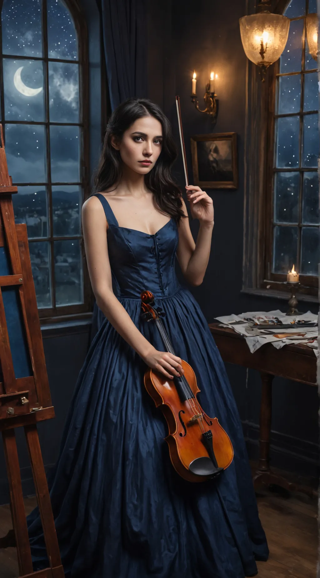 ai character: Sería background