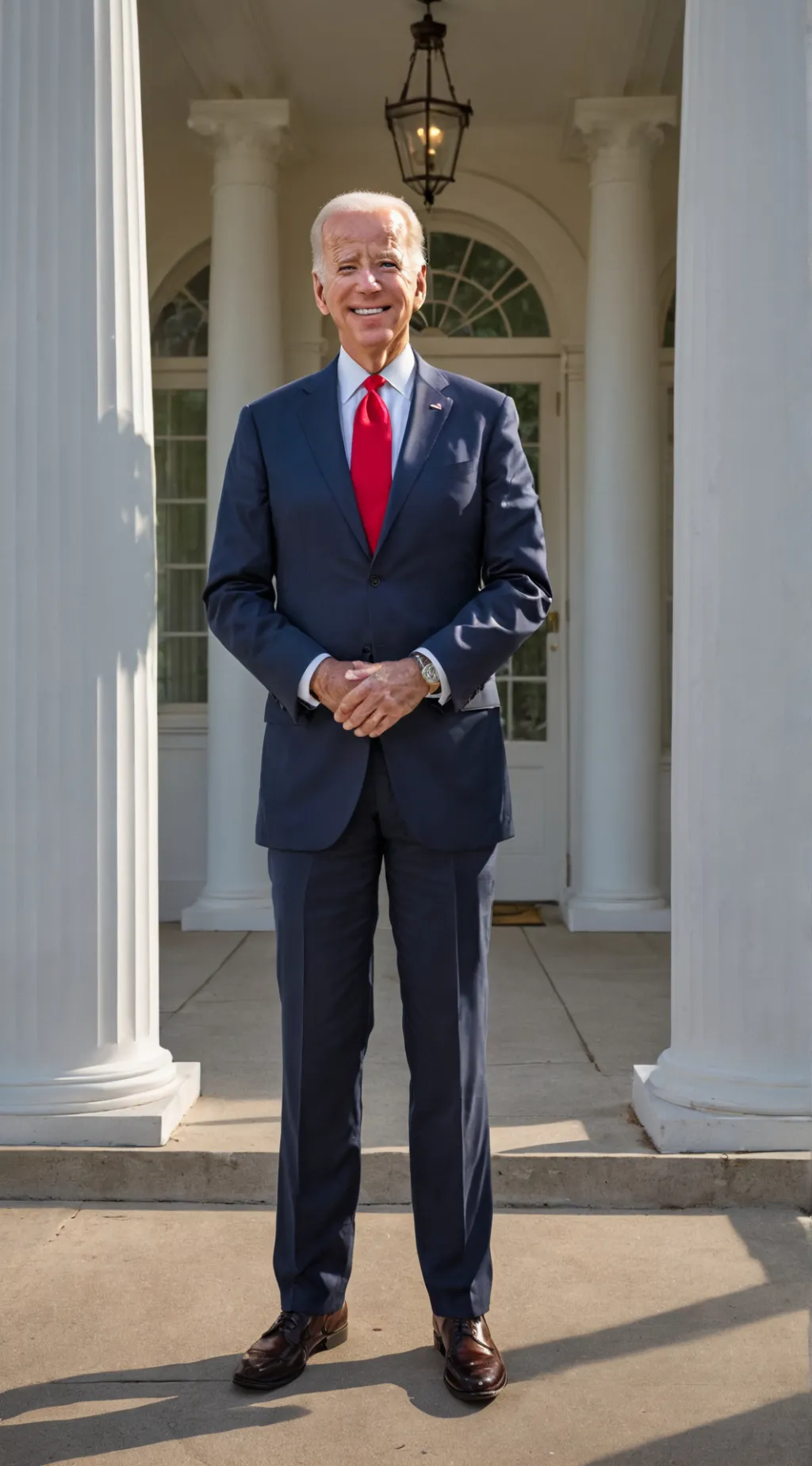 ai character: Joe Biden  background