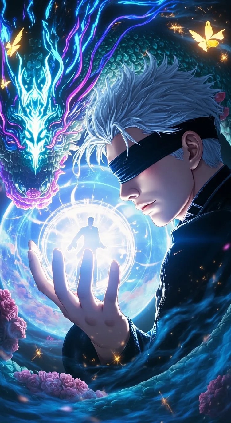 ai character: The Blind Oracle background